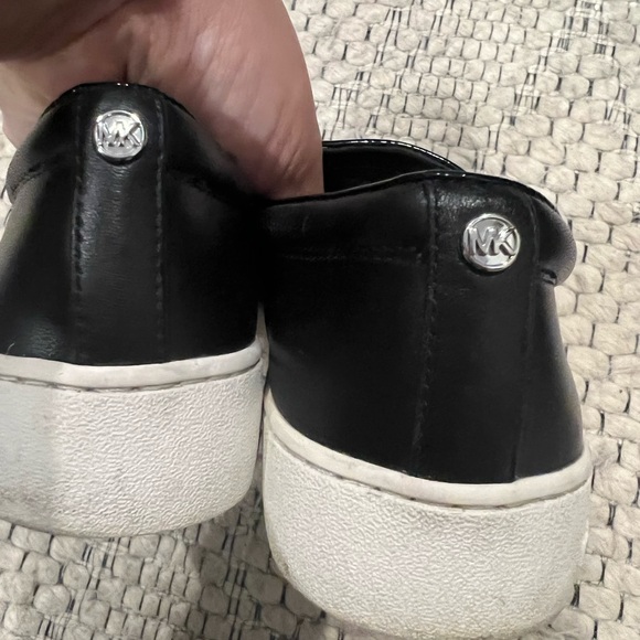 Michael Kors black Leather Slip Ons - Picture 5 of 6